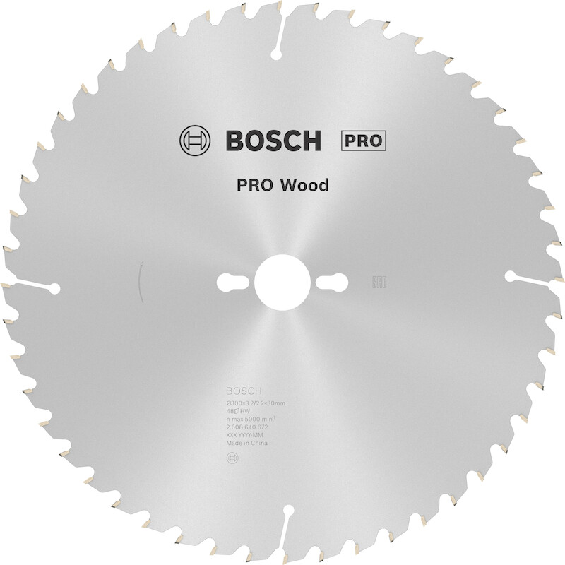 Bosch - Circular saw blade - Optiline Wood - ø 300 x 30 x 3.2 mm - 48T - 02224182
