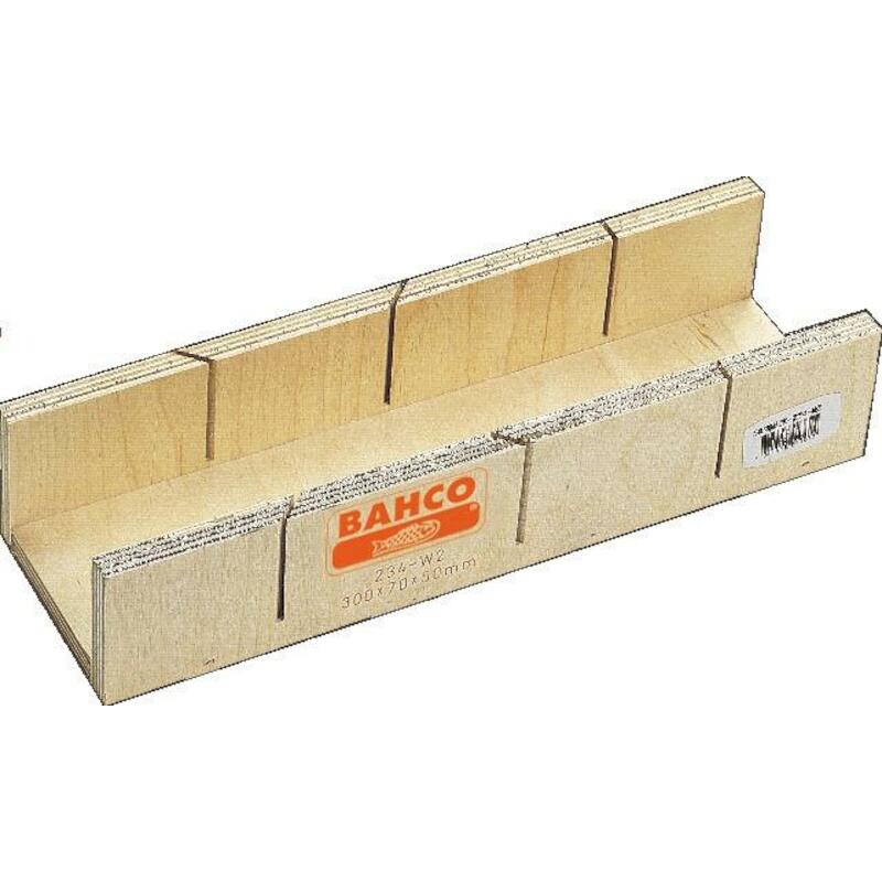 VERSTEKBAK IN GELAAGD HOUT  234-W3     300MM BAHCO
