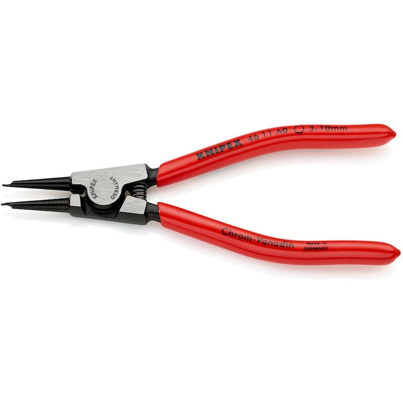 KNIPEX 4611A0 BORGVEERTANG ZWART GEATRAMENTEERD 140 MM