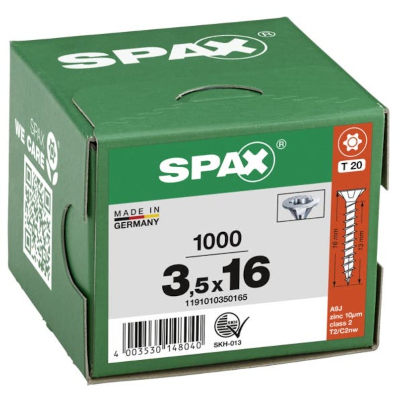 VIS À BOIS AGGLOMERÉ T20 VD T-STAR+ 3,5X16 - WIROX