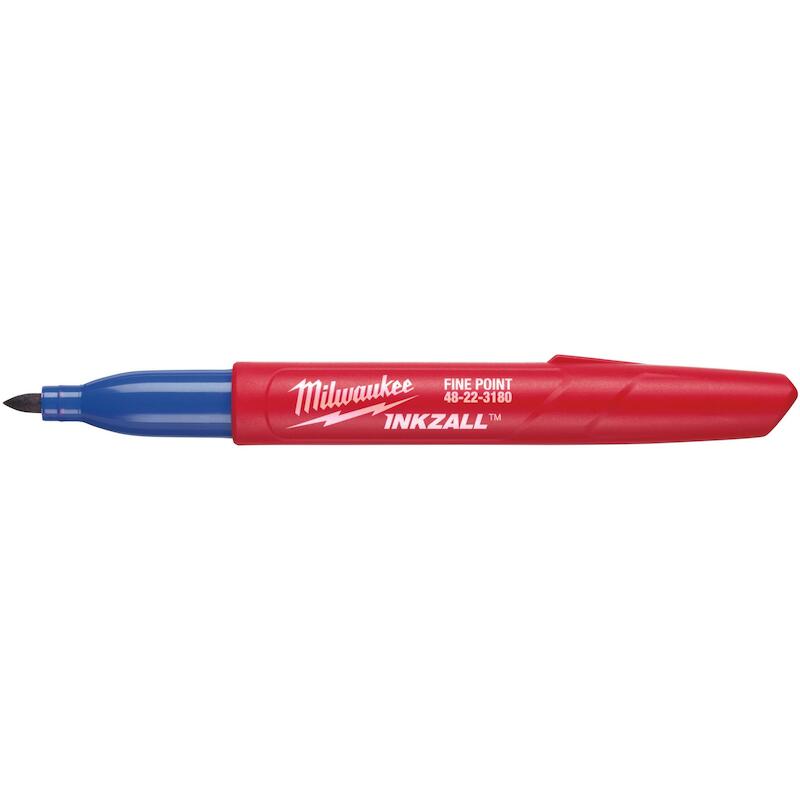 Milwaukee - inkzall - markeerstift - fijne punt - 1 mm - blauw - 4932492126 - 08083229