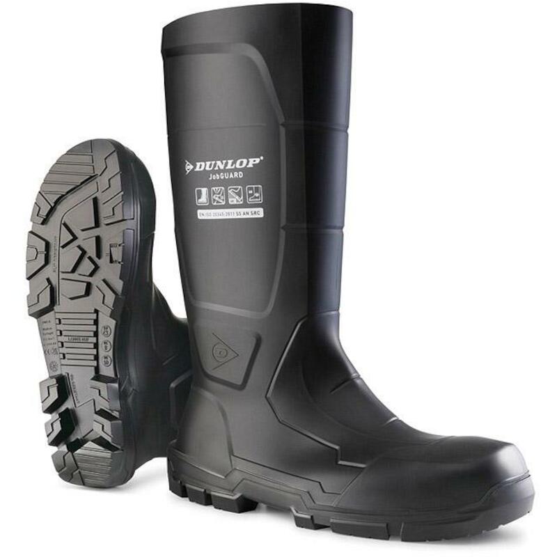 KNIELAARS PVC S5 ZWART      JOBGUARD     37 DUNLOP