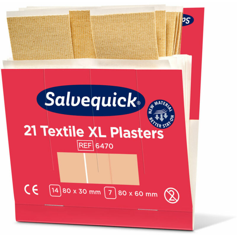 PANSEMENT TEXTILE XL        6470    (6X21PC) SALVE