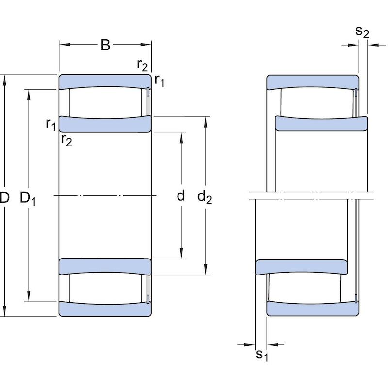 CARBLAGER - SKF C 4026 V/C3