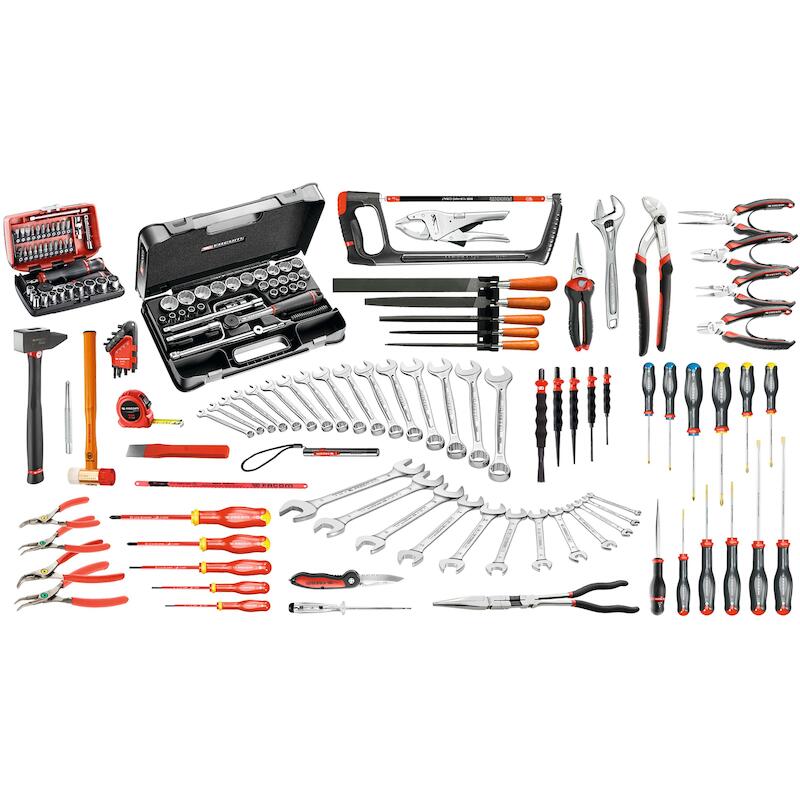 13 MODULES OUTILS MIXTES    CM.130A-F (165PC)FACOM