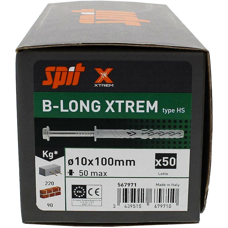 CONSTRUCTIEPLUG 10X100/50HS B-LONG     567971 SPIT