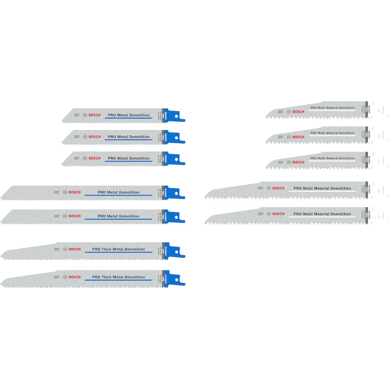 JEU LAMES SCIE SABRE        2607011821  (12PC) BOS