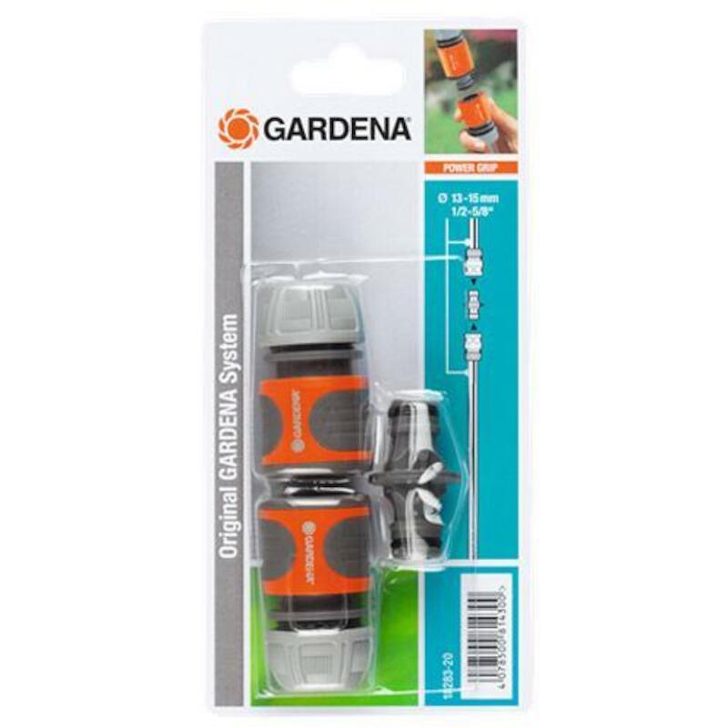 Gardena - Koppelingsset - 18283-20 - 13 mm (1/2") en 15 mm (5/8") - Kunststof - 02633678