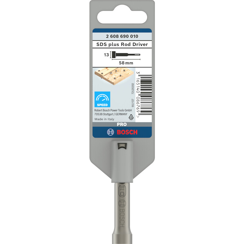 NAGELDRIJVER SDS+ 13X58MM   2608690010       BOSCH