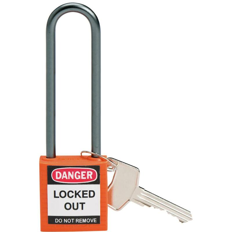 COMP SAFE PADLOCK 32MM SHA KD ORG/6    BRADY   6ST