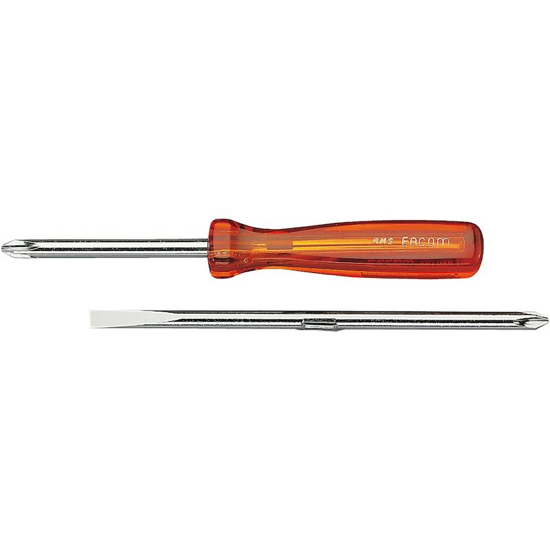Facom - Multiblade screwdriver with reversible blades - AMS - 165 mm - 2-piece - 41293255