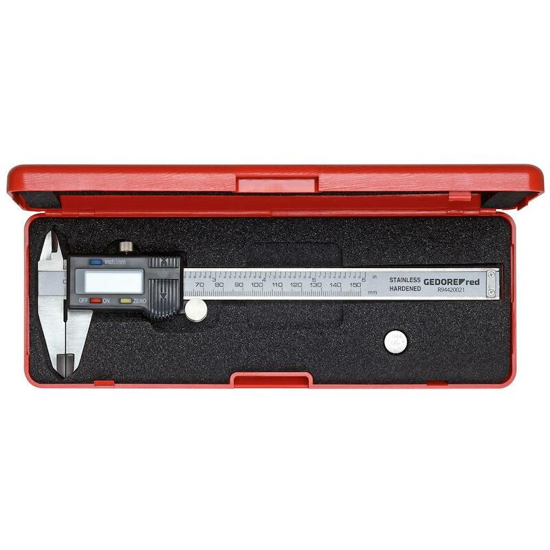 SCHUIFMAAT MM/INCH DIGITAAL R9442       GEDORE RED