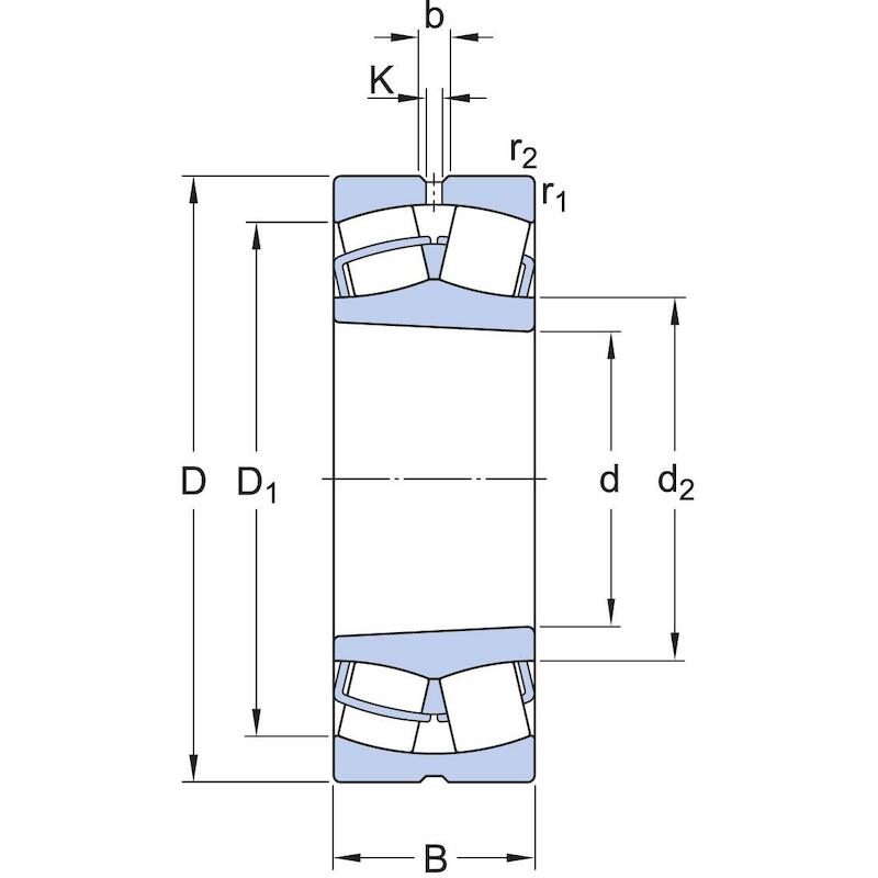 TONLAGER                    21313 EK           SKF