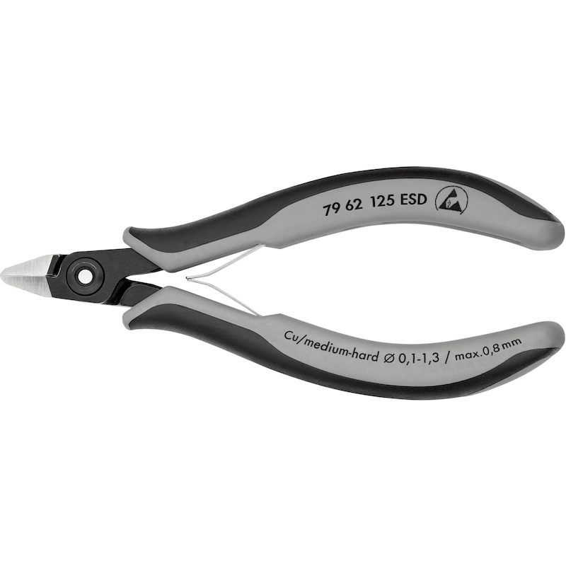 ELEKTRONICA ZIJKNIPTANG ESD 79 62 - 125MM   KNIPEX