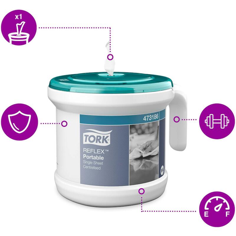 DISPENSER REFLEX CENTREFEED 473186            TORK