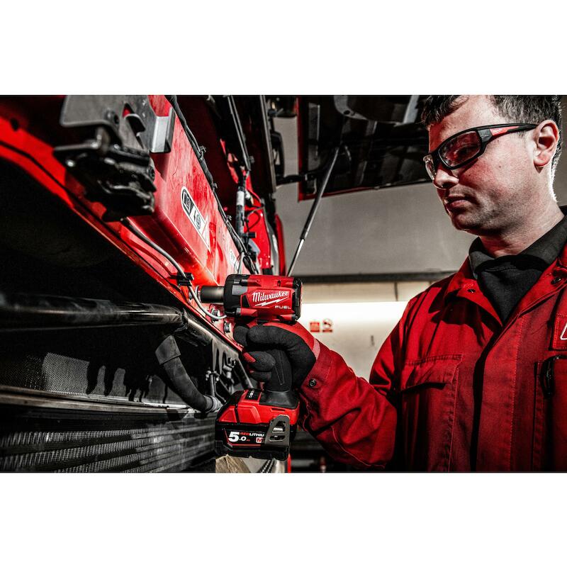 Milwaukee - M18 FIW2F12-502X - boulonneuse à chocs sans fil - 1/2" - 18 V - 2x 5,0 Ah - 339 Nm - hd Box - 03167294