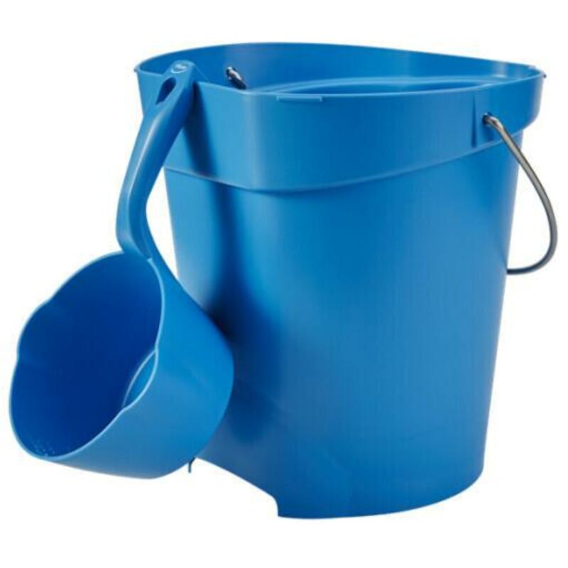 SEAU PP/INOX BLANC          5686/5 - 12L     VIKAN
