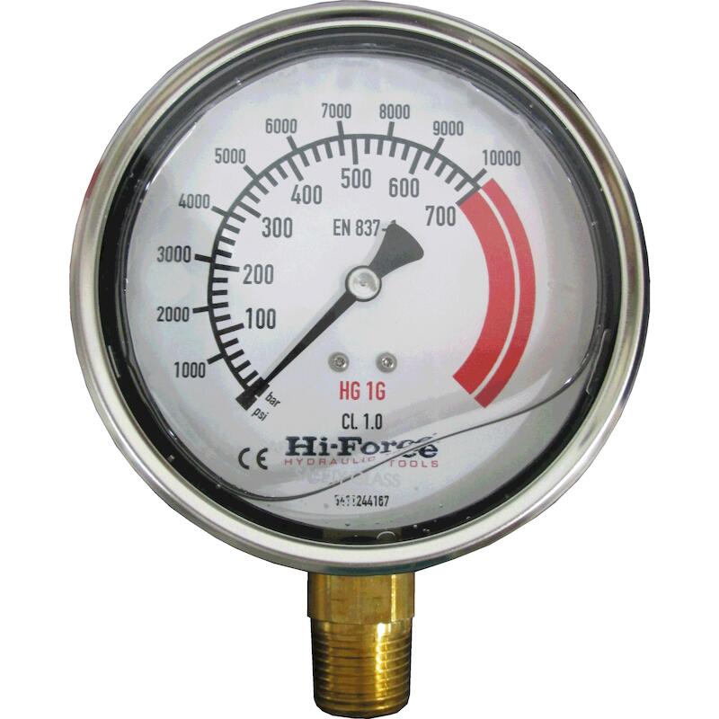 MANOMETER 1/2"OA D100-0/700BAR  HG1G GLYC.HI-FORCE