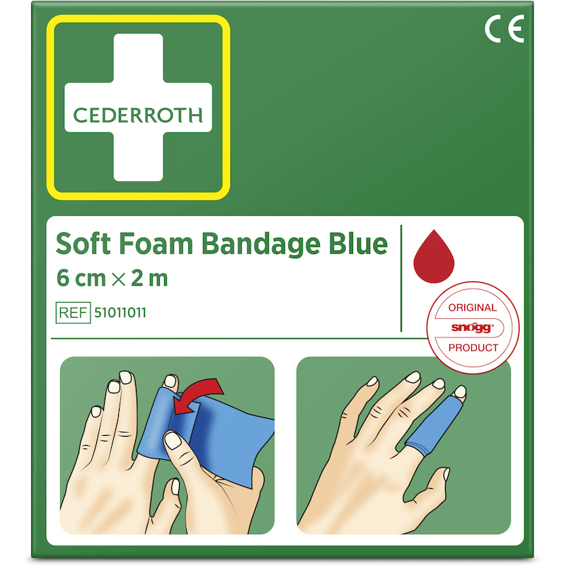SCHUIMPLEISTER BLAUW 6CM    51011011 - 2,0M  CEDER