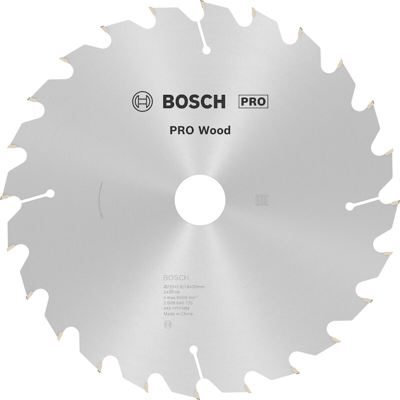 CIRKELZAAGBL.235X2,8X30 HOU.2608640725 24T   BOSCH
