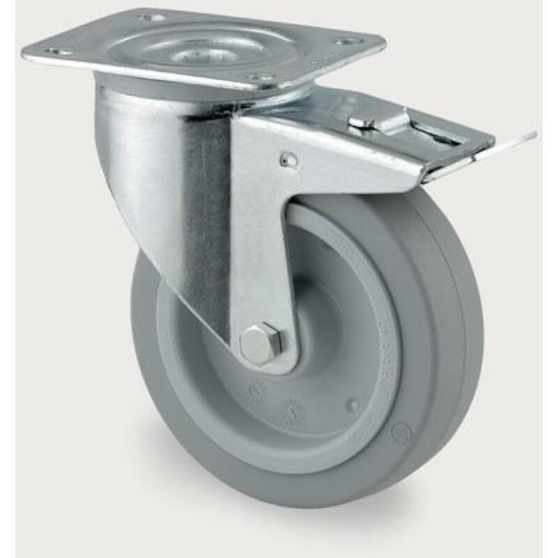 ROUE NYL/CAOUT.PIV/FR.300KG 3477-UFR-160-P63 TENTE