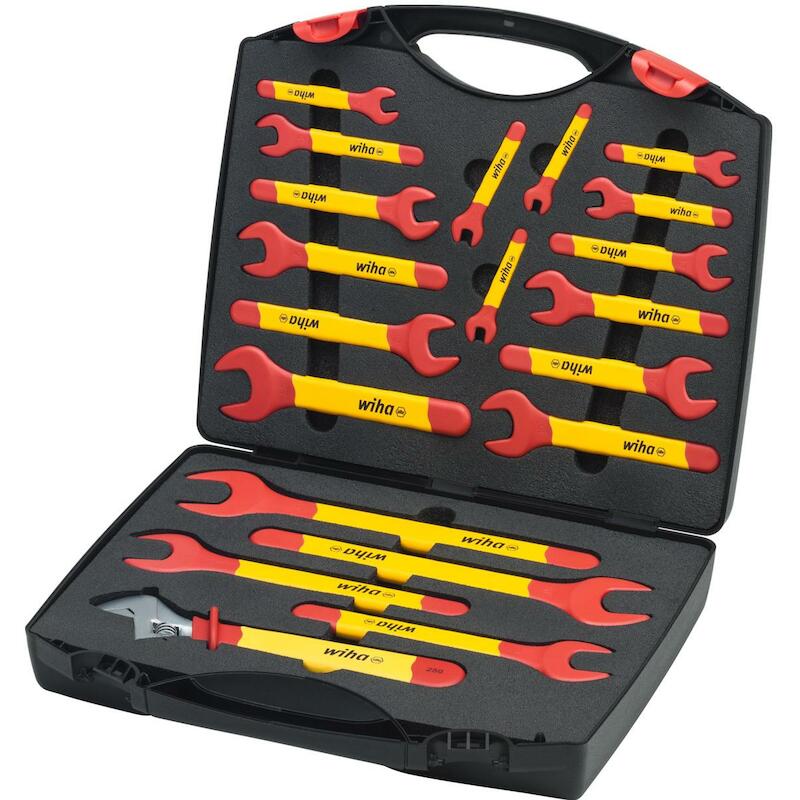 STEEKSLEUTELSET GEÏSOLEERD 6-32 MM 21-DELIG INCL.KOFFER - 5590NT20 - WIHA