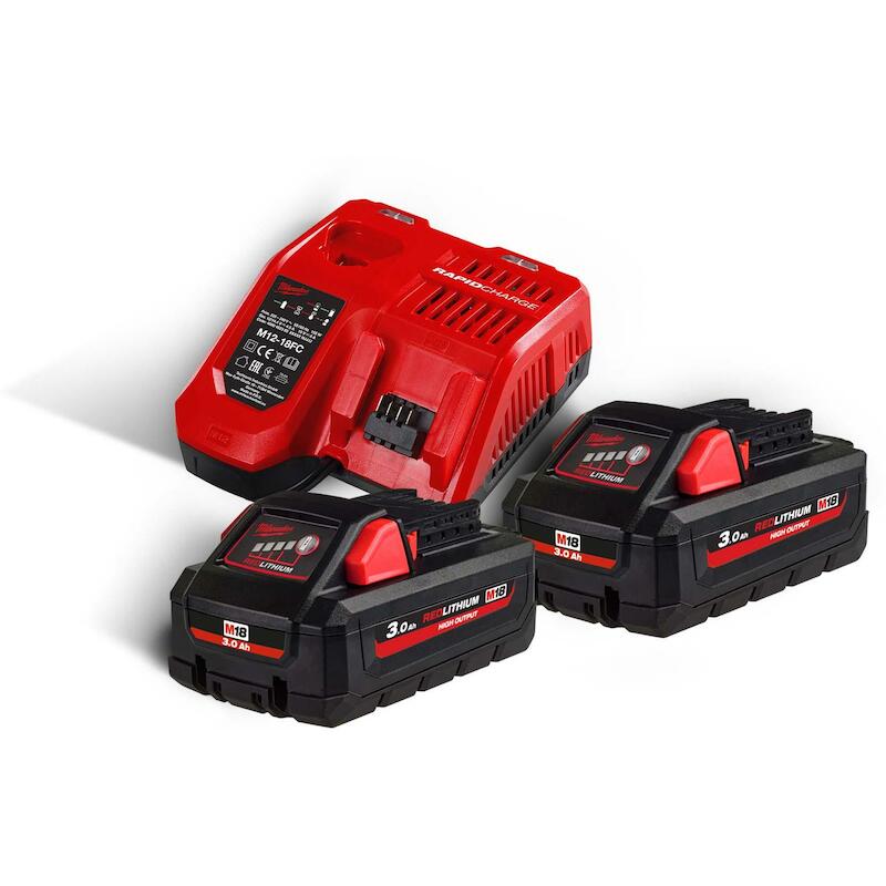 CHARGEUR+ACCU 18V/2X3AH     M18 HNRG-302 MILWAUKEE