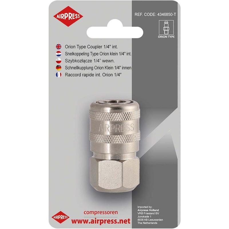 RACCORD RAPIDE 1/4"BSPP/F   4346850-T     AIRPRESS