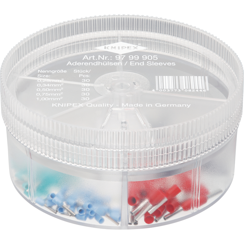 ASSORTIMENT D'EMBOUTS ISOLÉ 97 99 905(150PC)KNIPEX