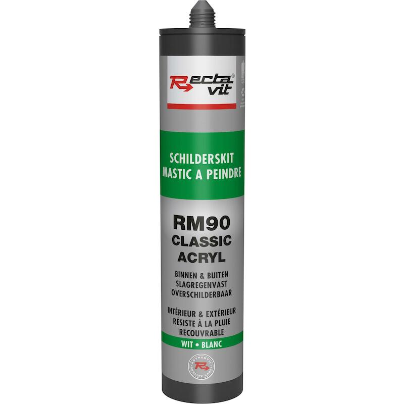 MASTIC PEINT ACRILIQ. BLANC 90     310ML  RECTAVIT