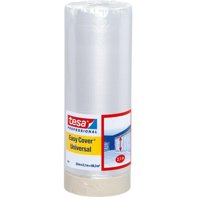 RUBAN ADH.EASY COVER TRANSP.4368  1100MM X 33M TES