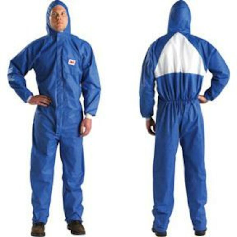 WEGWERPOVERALL - 3M 4530 - BLAUW EN WIT XL