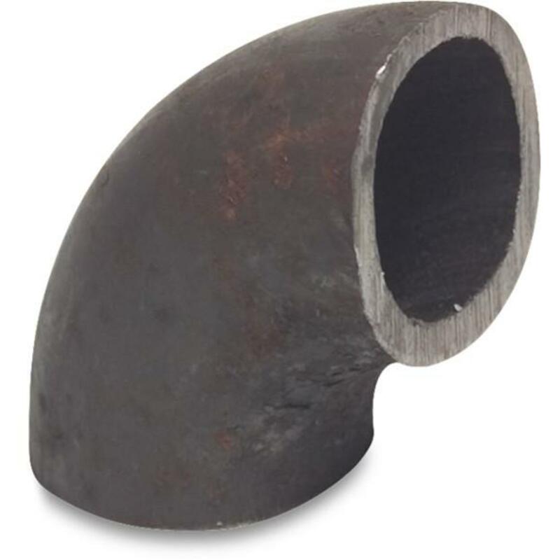 LASBOCHT 90° ZWART          D2605 3" 88,9X3,2