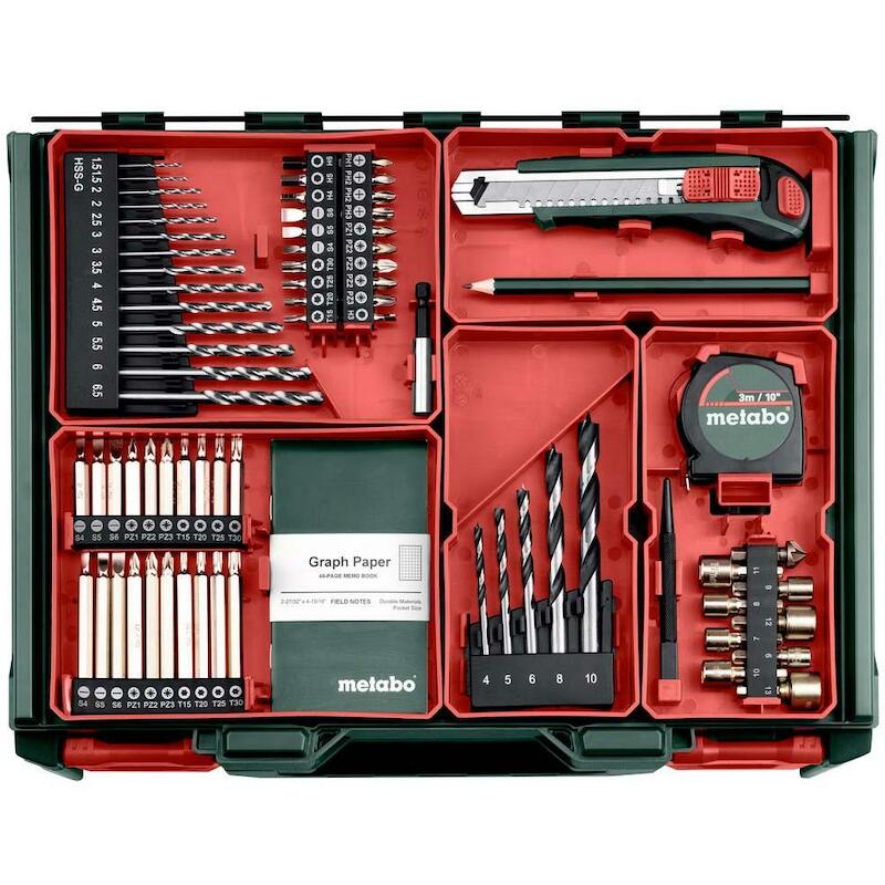 ACCUBOORSCHROEFM.18V/2X2AH  BS 18 MW        METABO