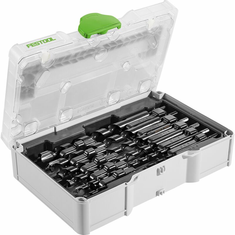 SET DE MÈCHES À SIMPLE SPIRALE SYS3 S 76-SB CE-SORT/6 - 578111 - FESTOOL