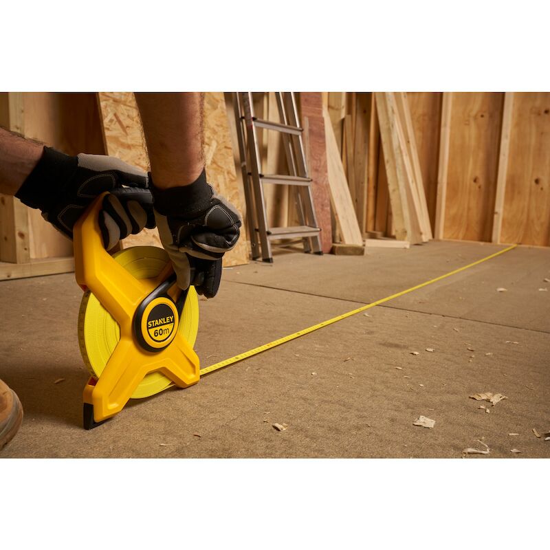 Stanley - 2-34-795 - Landmeter - Glasvezel - Open kast - Klasse III - 60 m - 12,7 mm - 41010907
