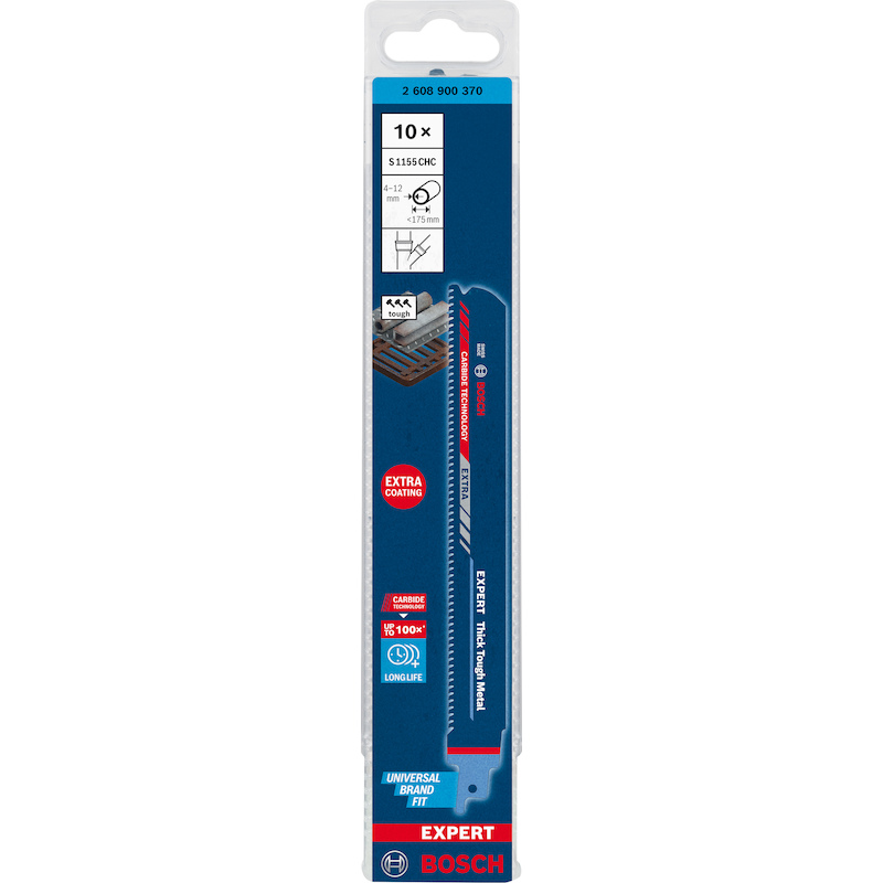 RECIPROZAAGBL.S1155CHC MET. 2608900370 (10ST)BOSCH