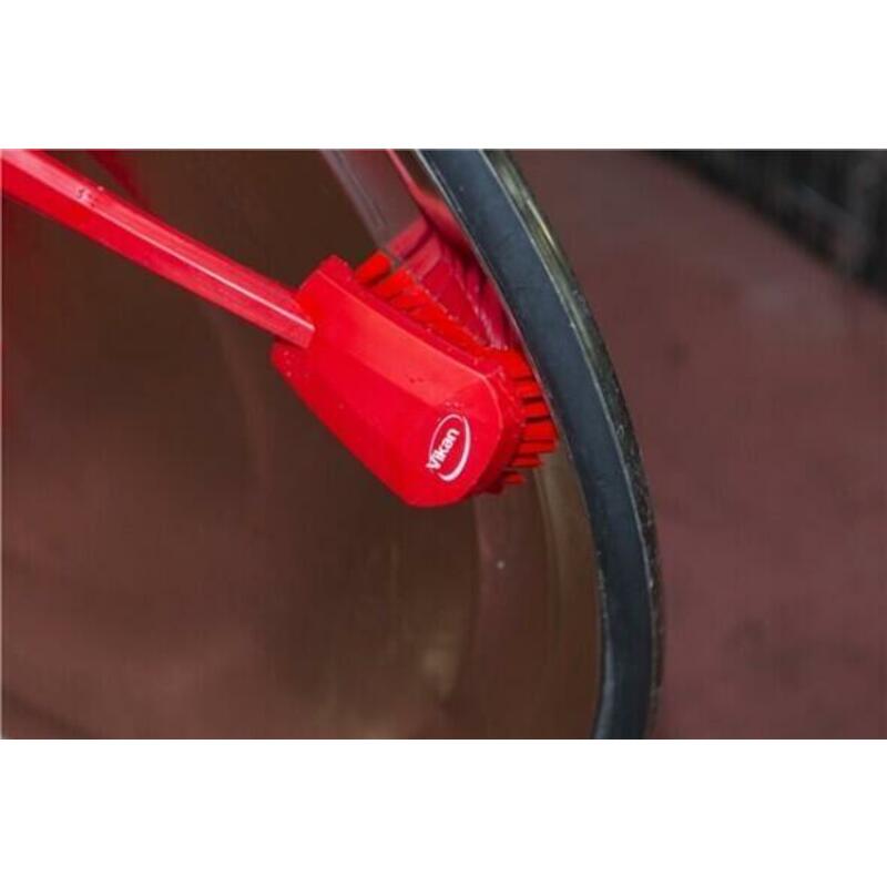BROSSE À VAISS.DUR ROUGE    4186/4  410X43MM VIKAN