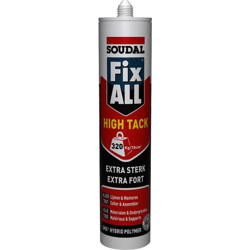LIJM - SOUDAL FIX ALL HIGH TACK - ZWART KOKER 290ML
