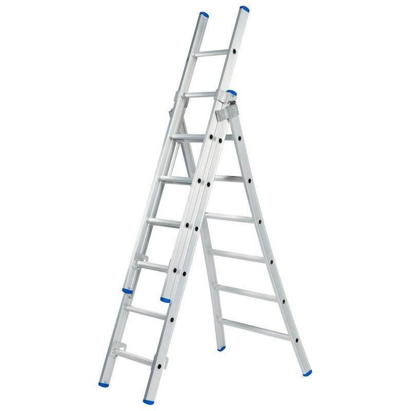 LADDER OPEN VOET   3X 6 SPORTEN D06 - 3,50M SOLIDE