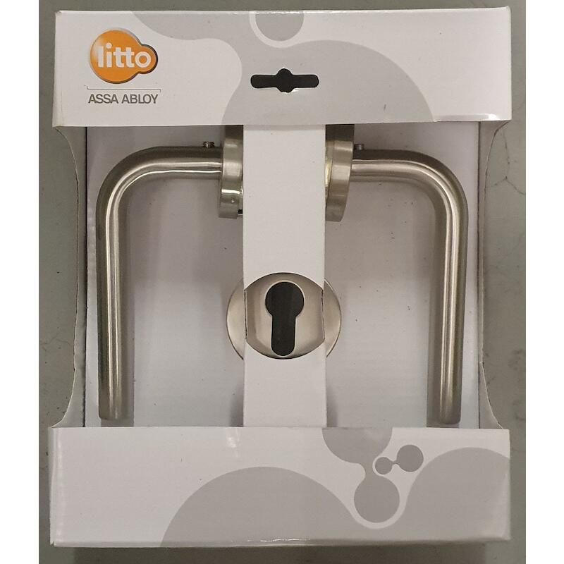 DEURKRUK/PZ/ROZET L-VORM    LH0101-SSPZ 16MM LITTO