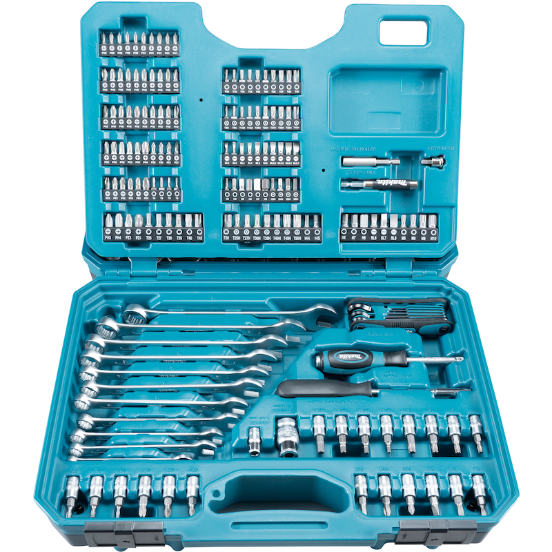 HANDGEREEDSCHAPSSET, 221 STUKS - E-10883 - MAKITA