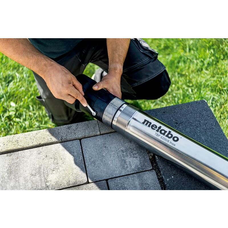 Metabo - Dieptebronpomp - tbp 6200/8 inox - 1100 w - 6200 l/h - 55 m - 08101795