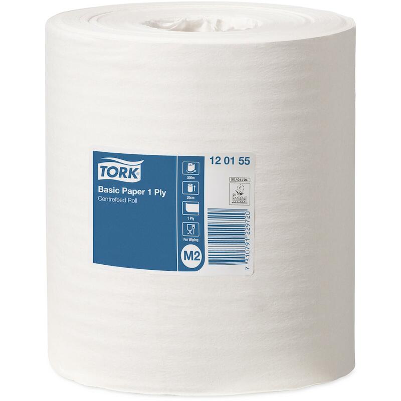 PAPIER BASIC CENTERFEED WIT 120155-300M-1L.   TORK