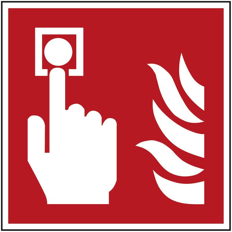 PICTOGRAM - BRADY F005 - BRANDMELDER 148X148 MM ()