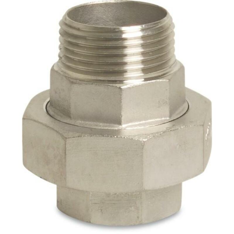 3-DEL.KOPP. 1/2"M/V         FIG.341    RVS