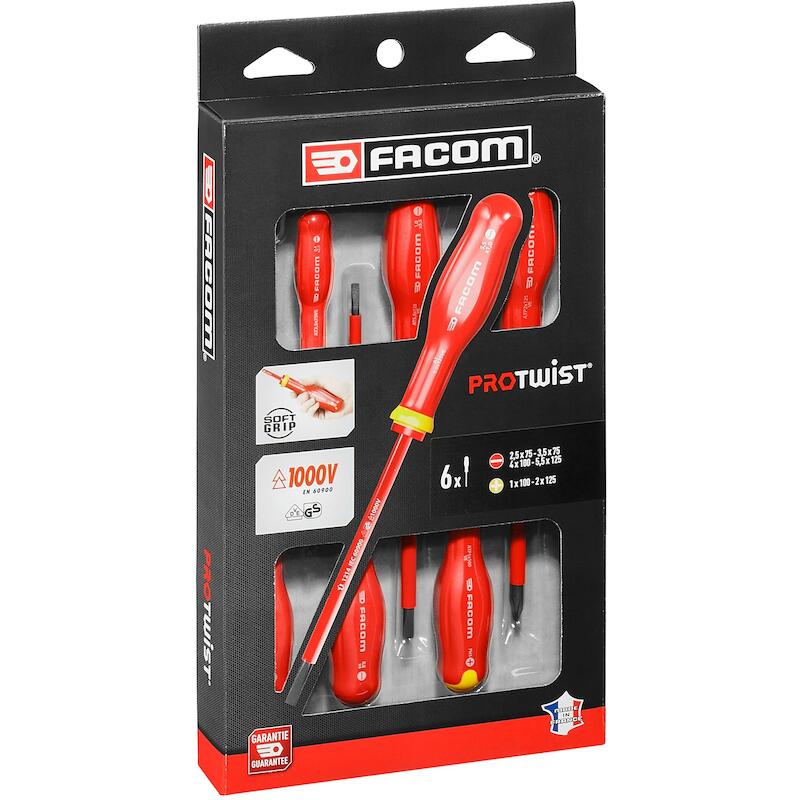 SCHROEVENDRAAIERSET VDE     ATPVE.J6PB  (6ST)FACOM