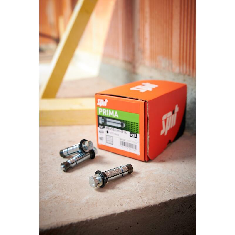 Spit - Universal expansion anchor - Prima L - M12X80 - ø 20 mm - zinc-plated steel - 02345662