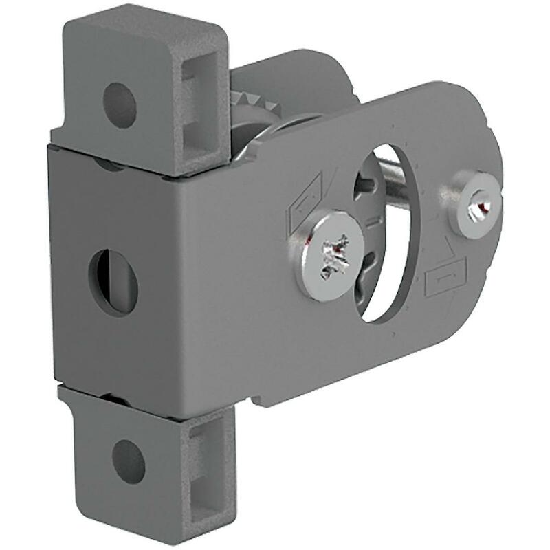 FIXATION FRONT.AT ACIER VIS.9123011        HETTICH