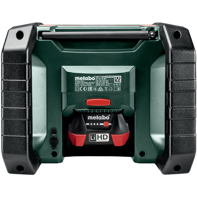 RADIO CHANTIER 12-18V/BODY  R 12-18 DAB+ BT METABO